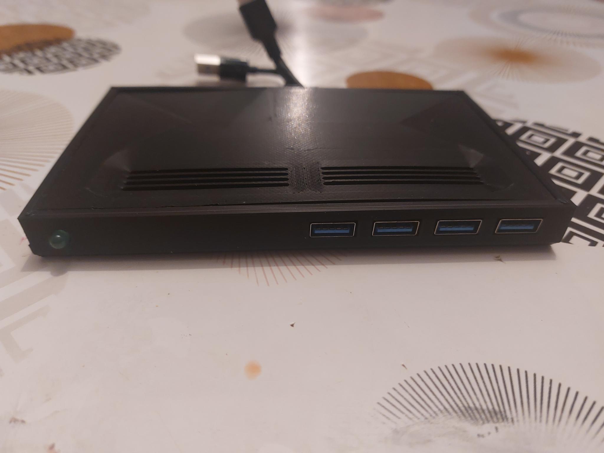 HDD and USB Hub case (for NVidia Shield Pro 2019)
