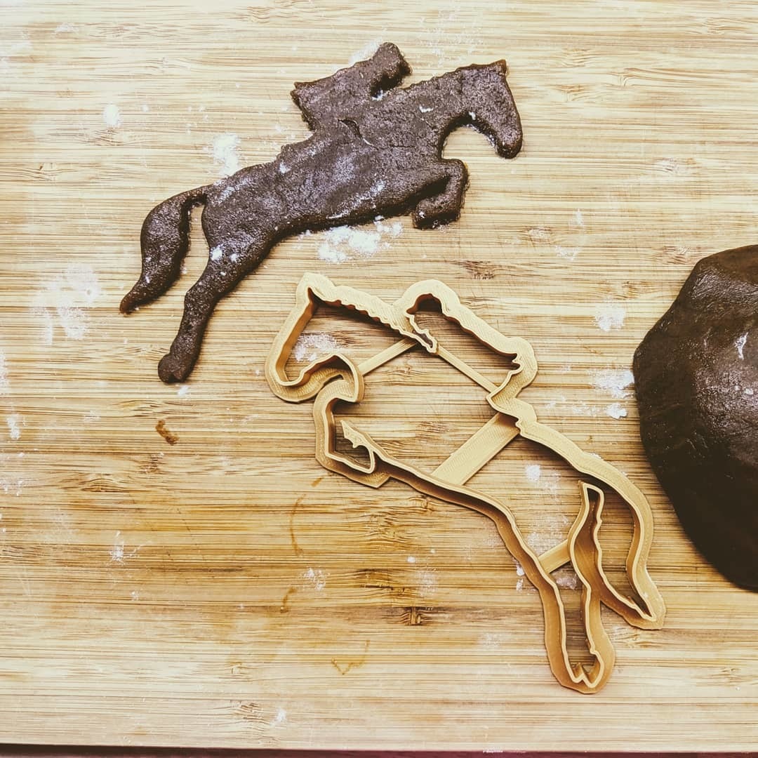 Jumping Horse Cookie cutter