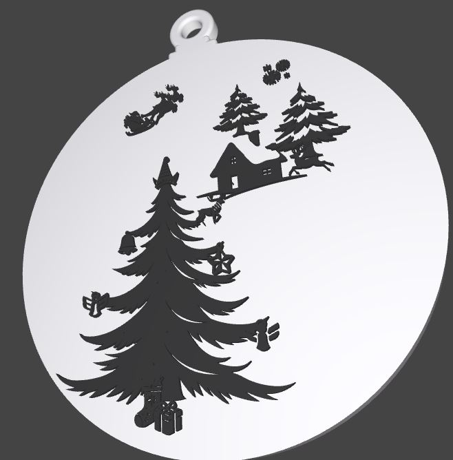 Christmas ornament small house