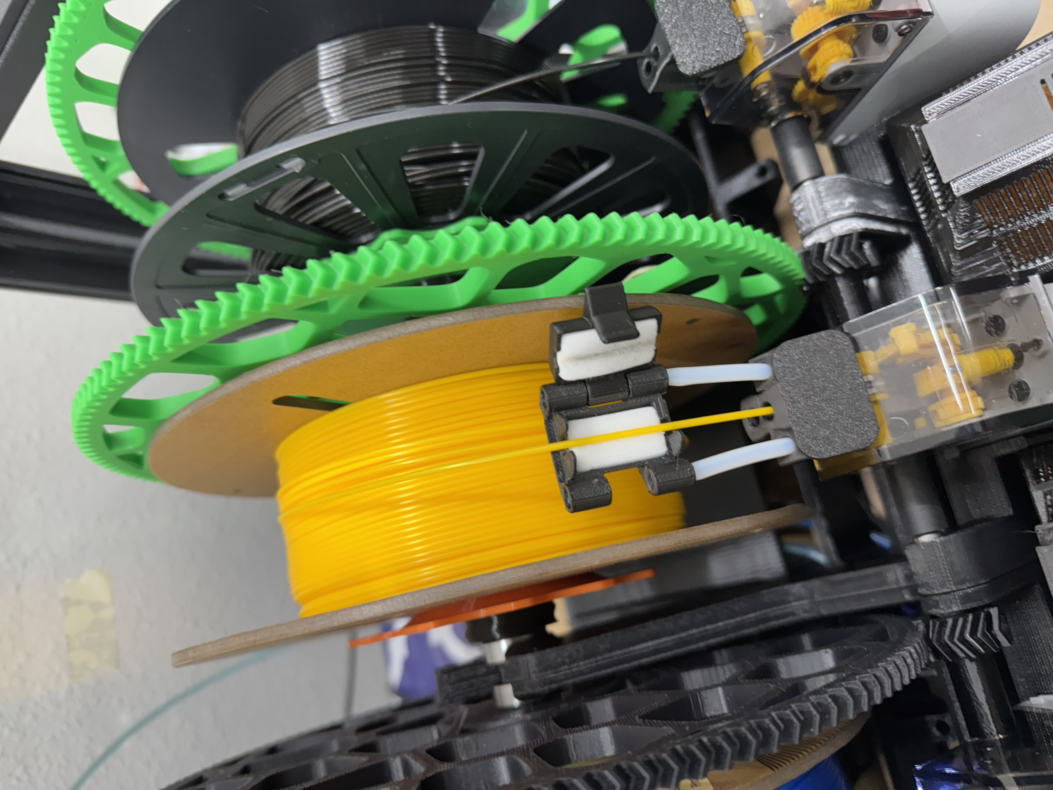 BAMBU PYTHON AMS - Filament Dust Filter Cleaner with Wings by Larry ...