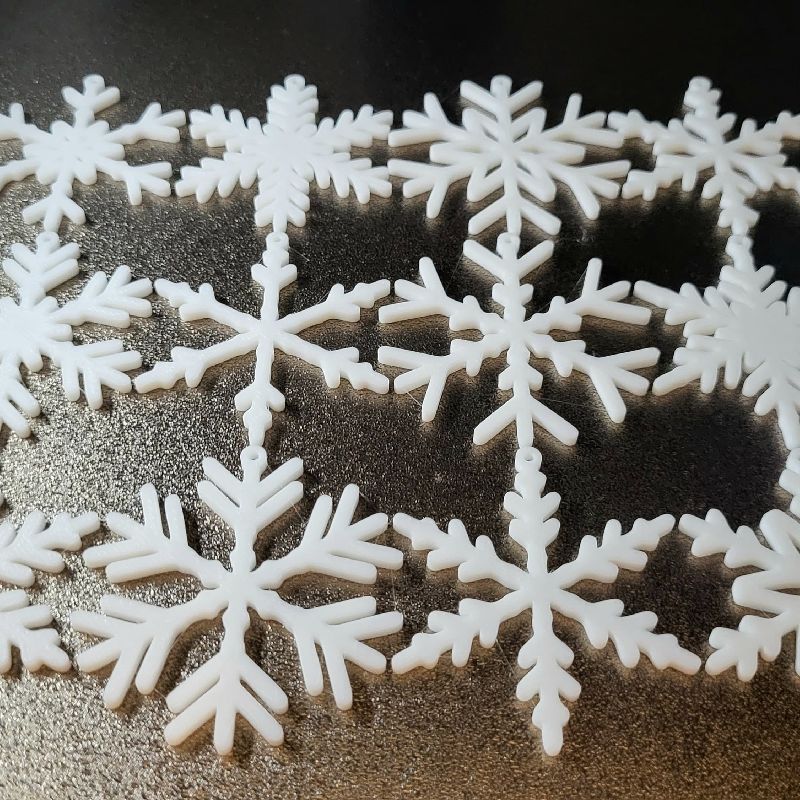 Snowflakes 4th set for christmas tree decoration by miglo | Download ...