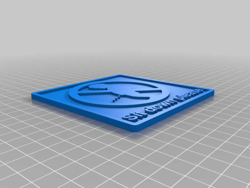 Sit down please plate — miniatura 3