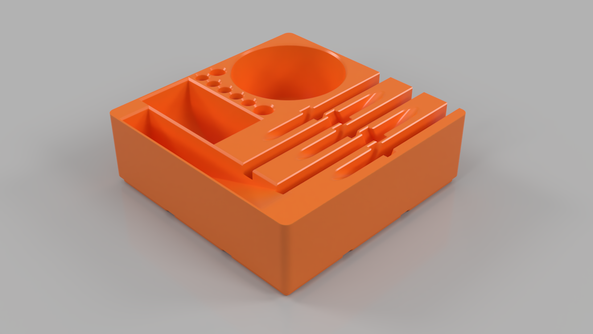 Compact Gridfinity Pinecil Soldering Caddy — miniatura 7