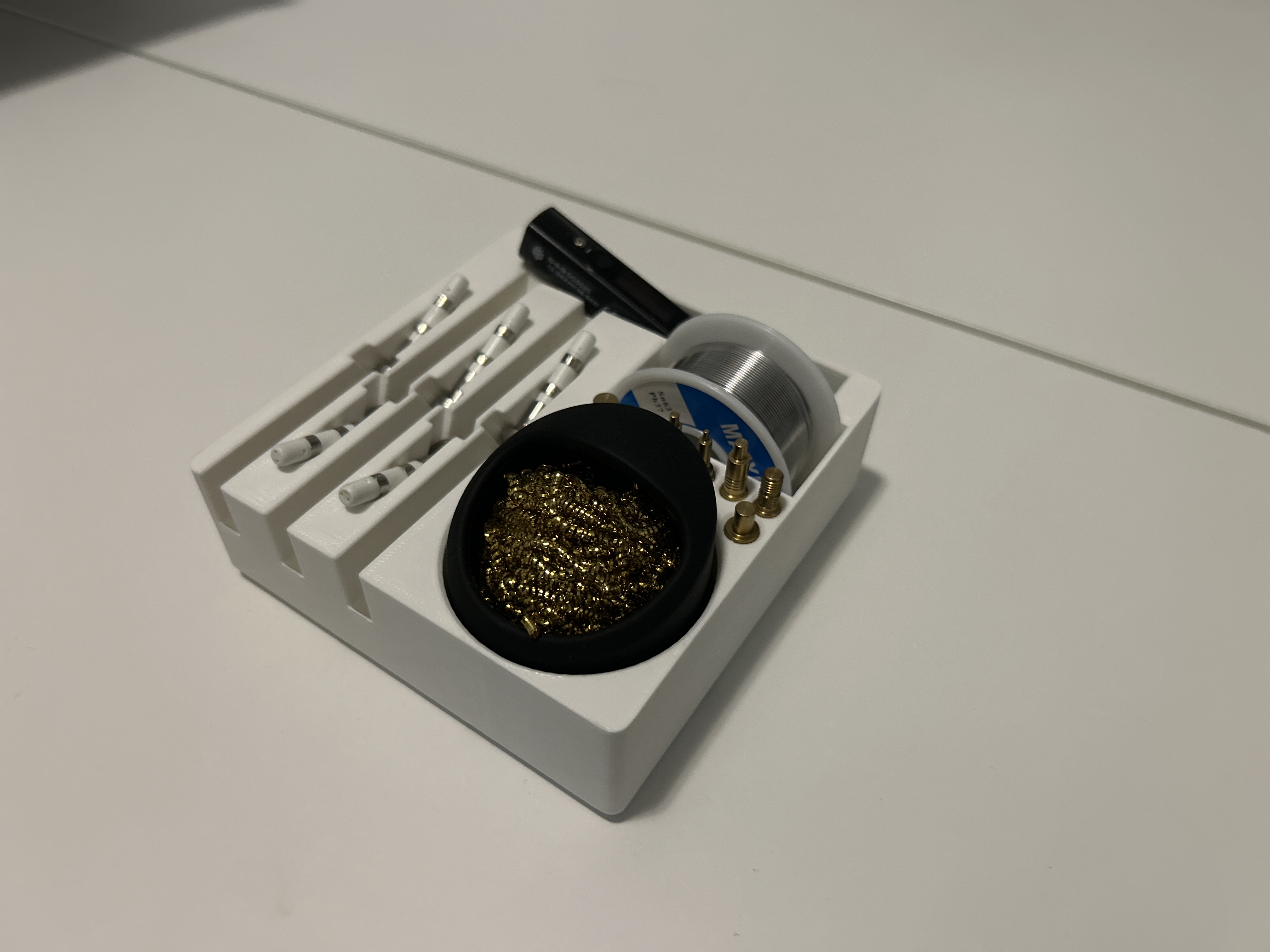 Compact Gridfinity Pinecil Soldering Caddy — miniatura 2