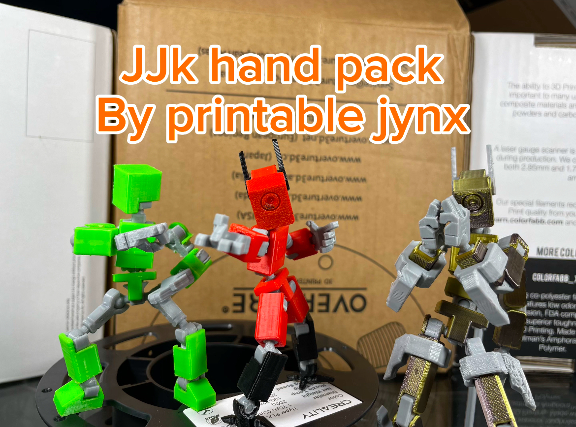(.STEP files) jjk hands pack by Printable JyngX