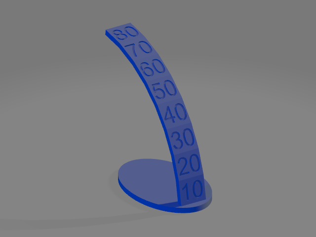 Overhang Test (curved base)