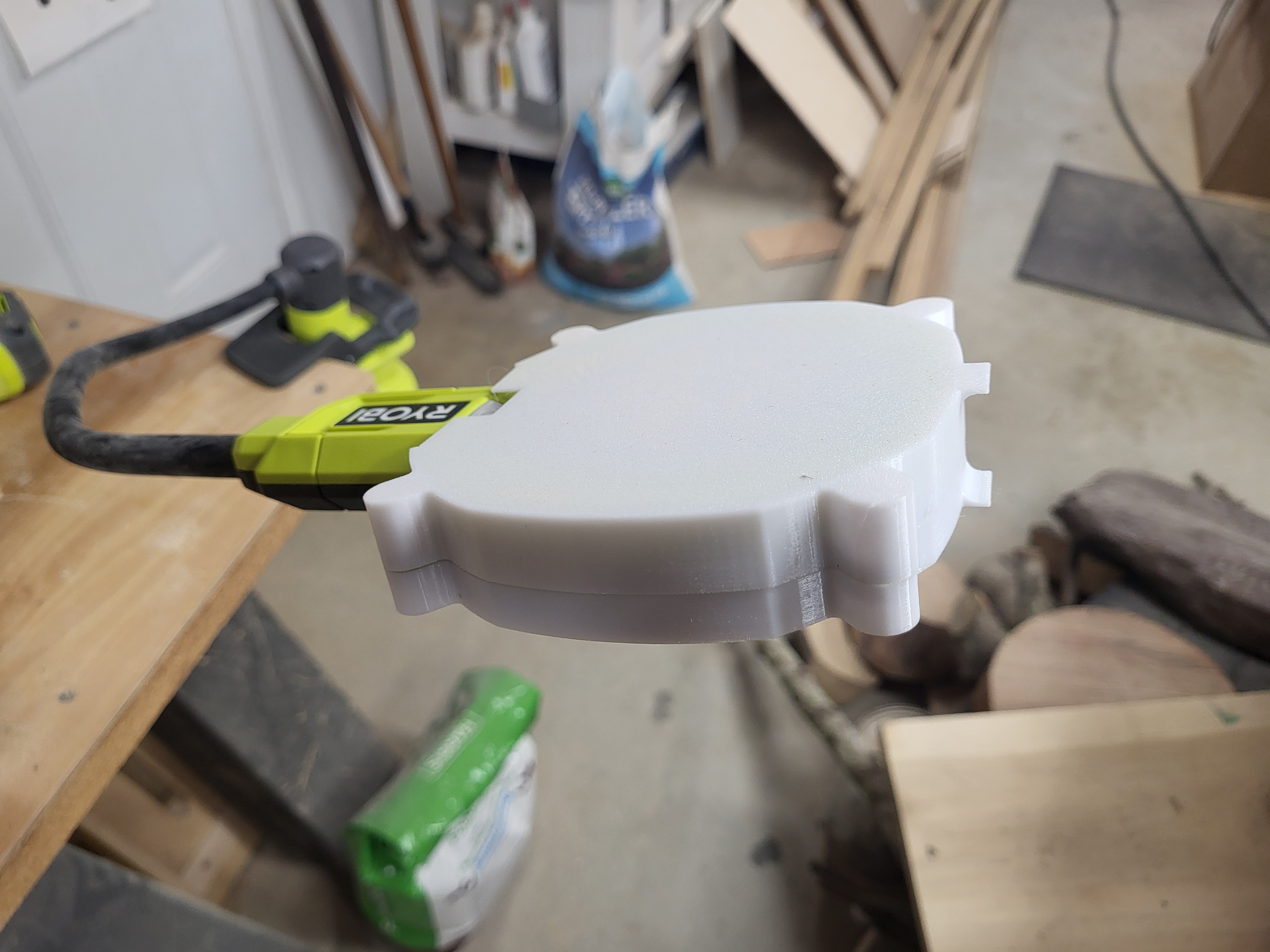 Ryobi Magnifier Light Cover Magnetic Clamshell