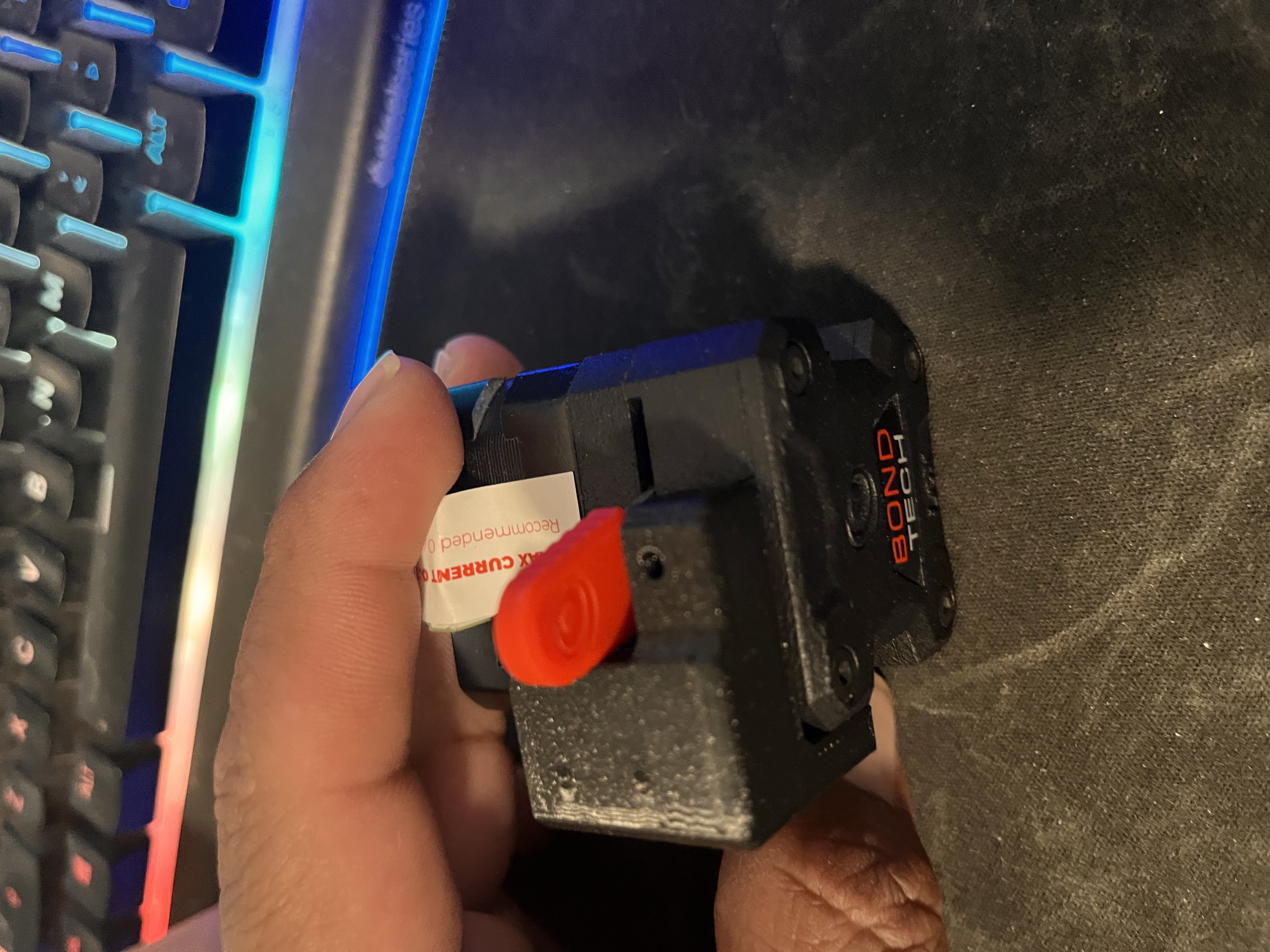 Bondtech LgX filament sensor compatible with voron stealthburner