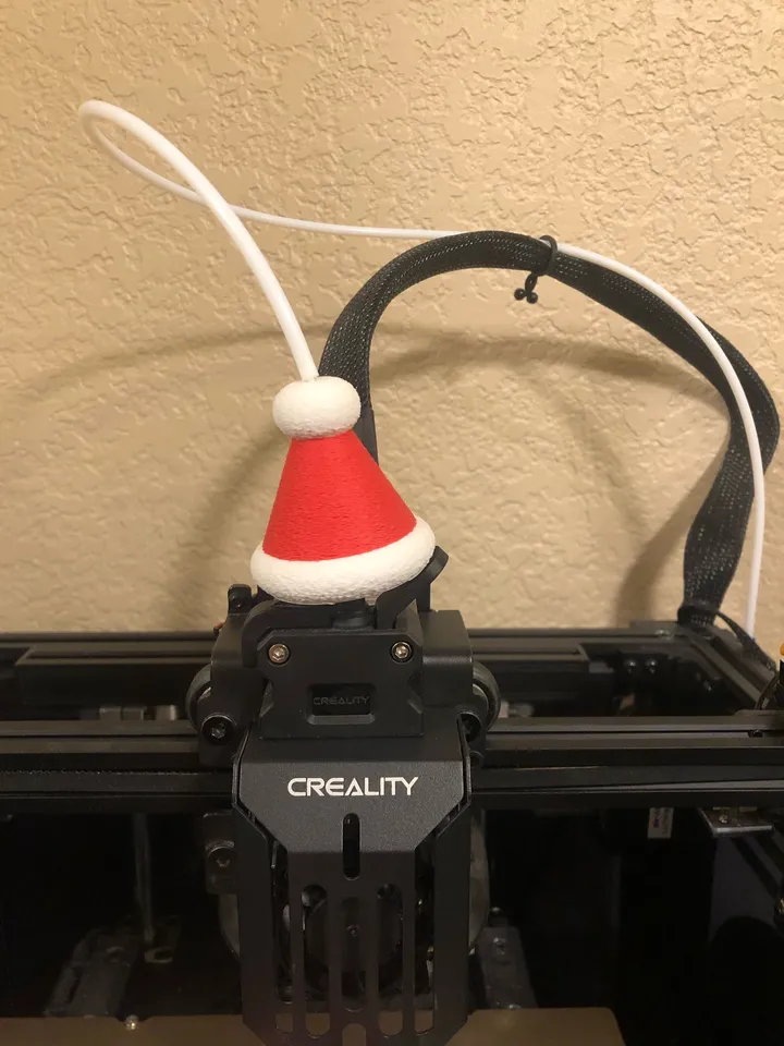 Santa Hat for 3D printers! by 3D Labs | Download free STL model ...