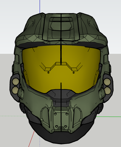 Mater Chief's Helmet Halo 4/3