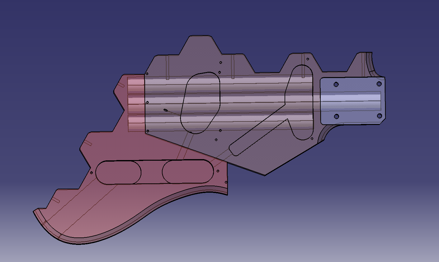 Depth neck pocket + rigidity upgrade for prusacaster