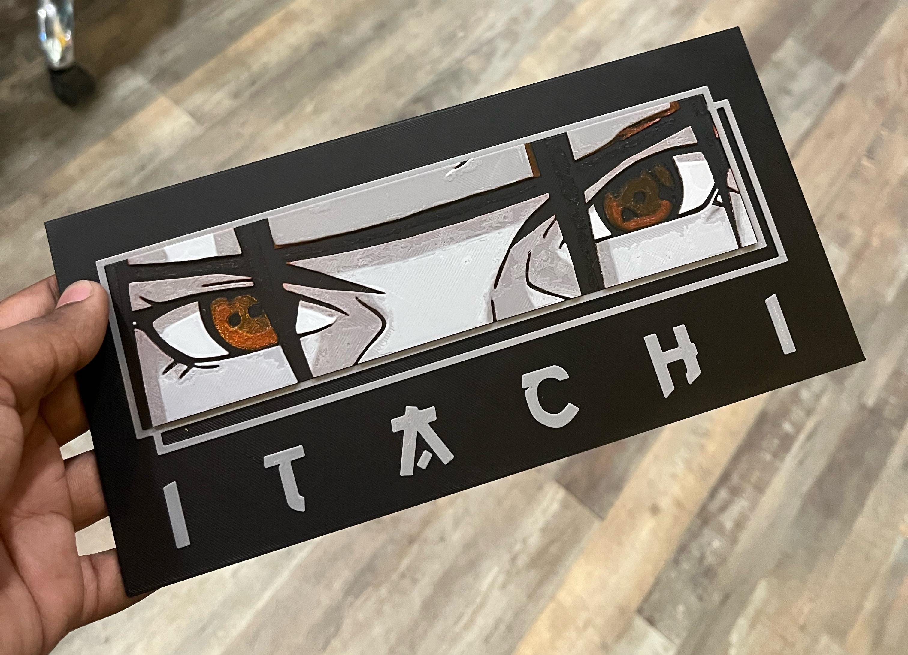 Itachi Eye Hueforge with Frame