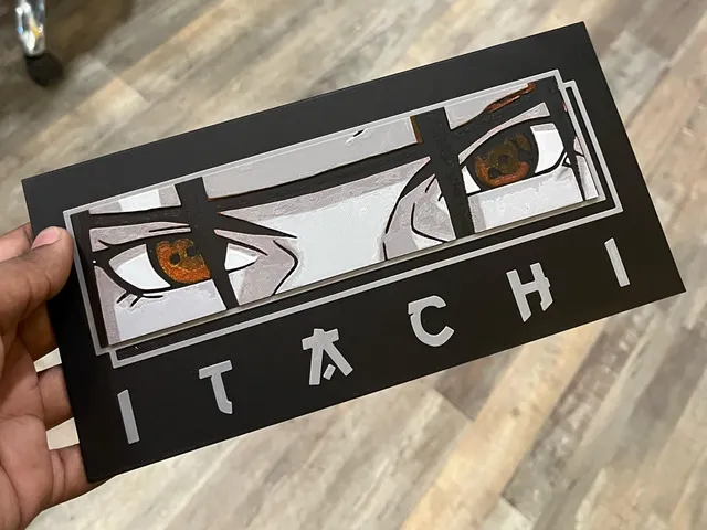 Itachi Eye Hueforge with Frame