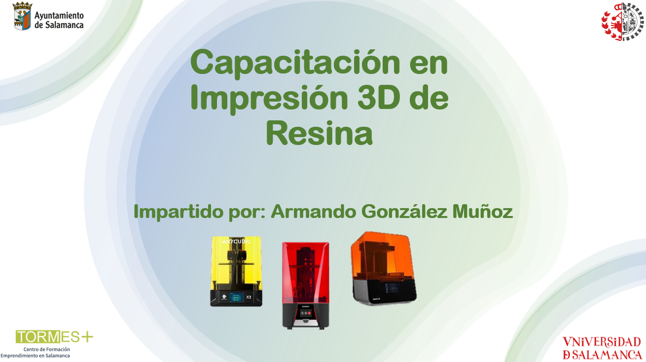 Curso de impresión 3D Resina