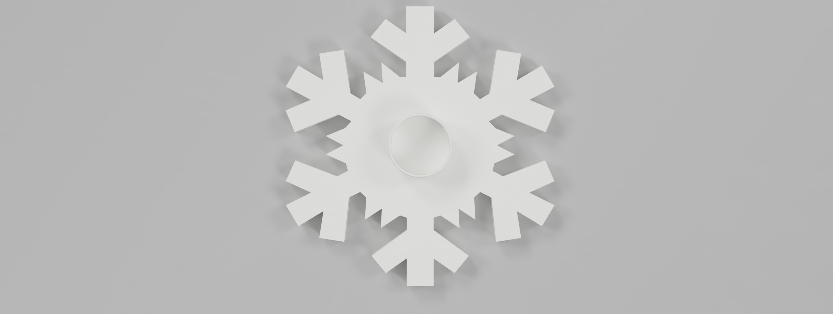 Miniatura 2 do modelo 3D Snowflake Candle Holders