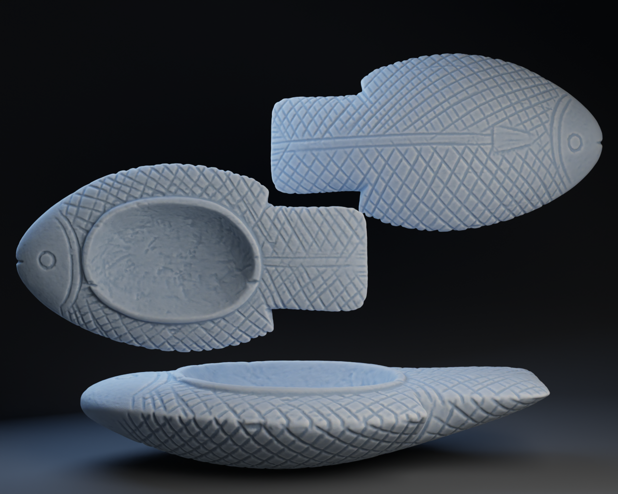 Egyptian New Kingdom Era Cosmetic Dish