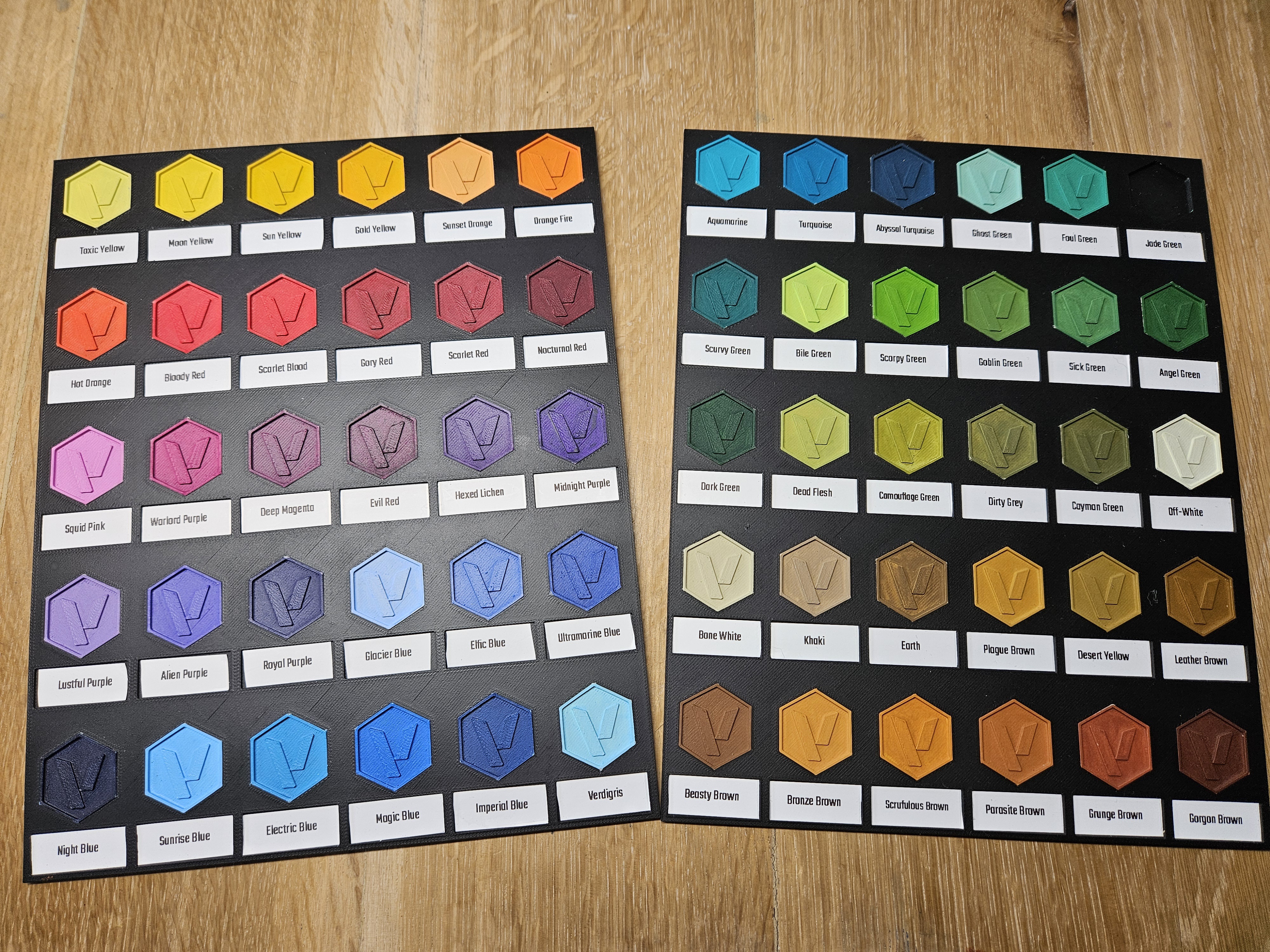 Vallejo / Pro Acryl /Citadel / Generic Paint Swatches