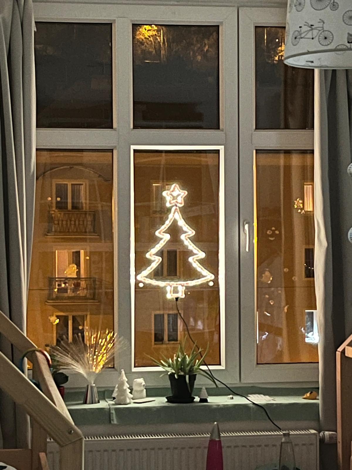 Christmas tree LED Window Light