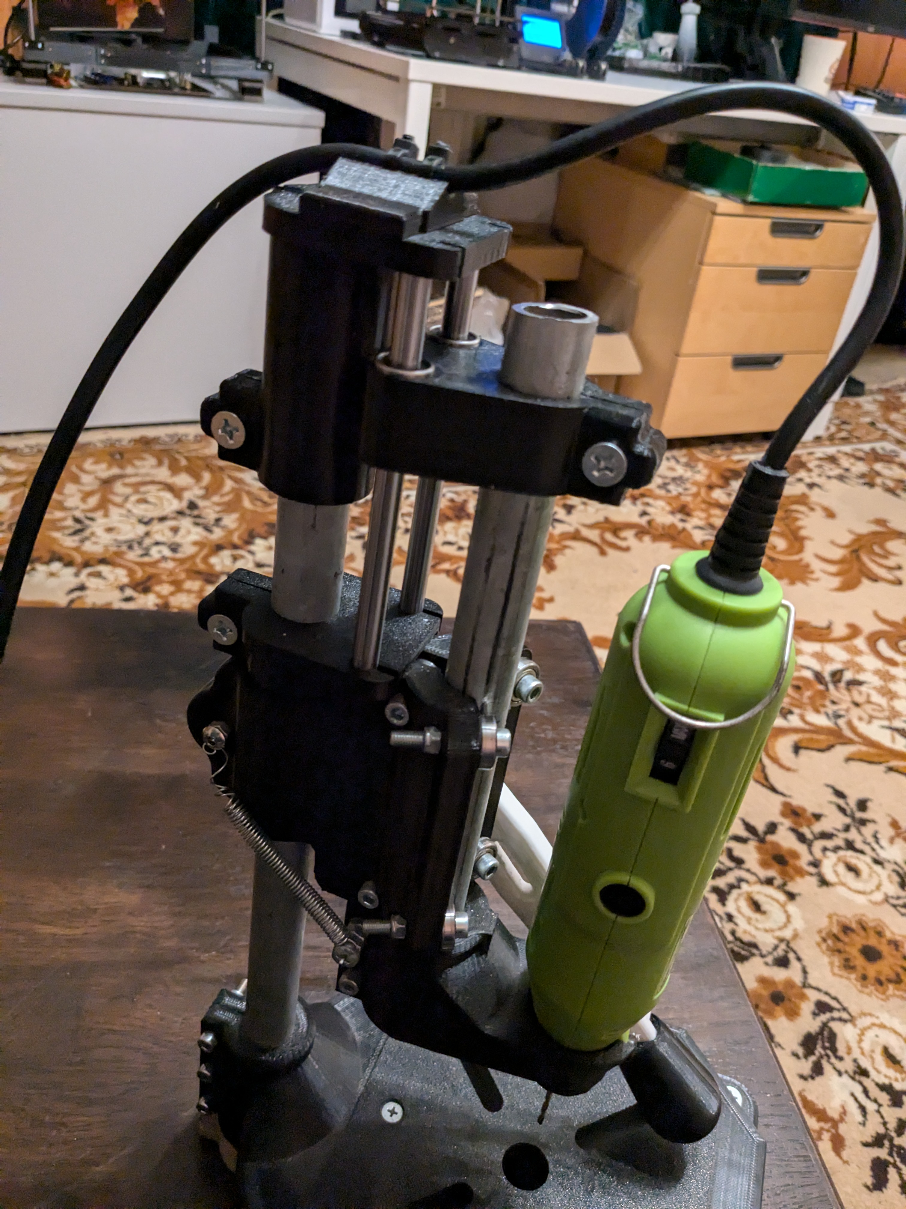 Movement stabilizer for DREMEL drill press