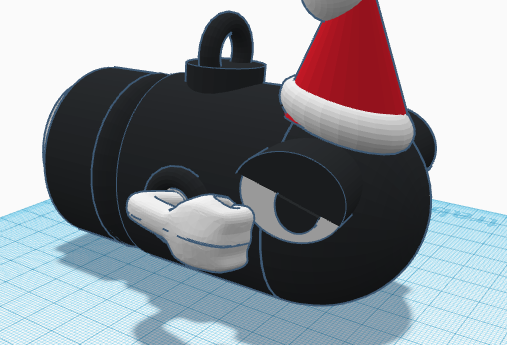 Festive bullet bill