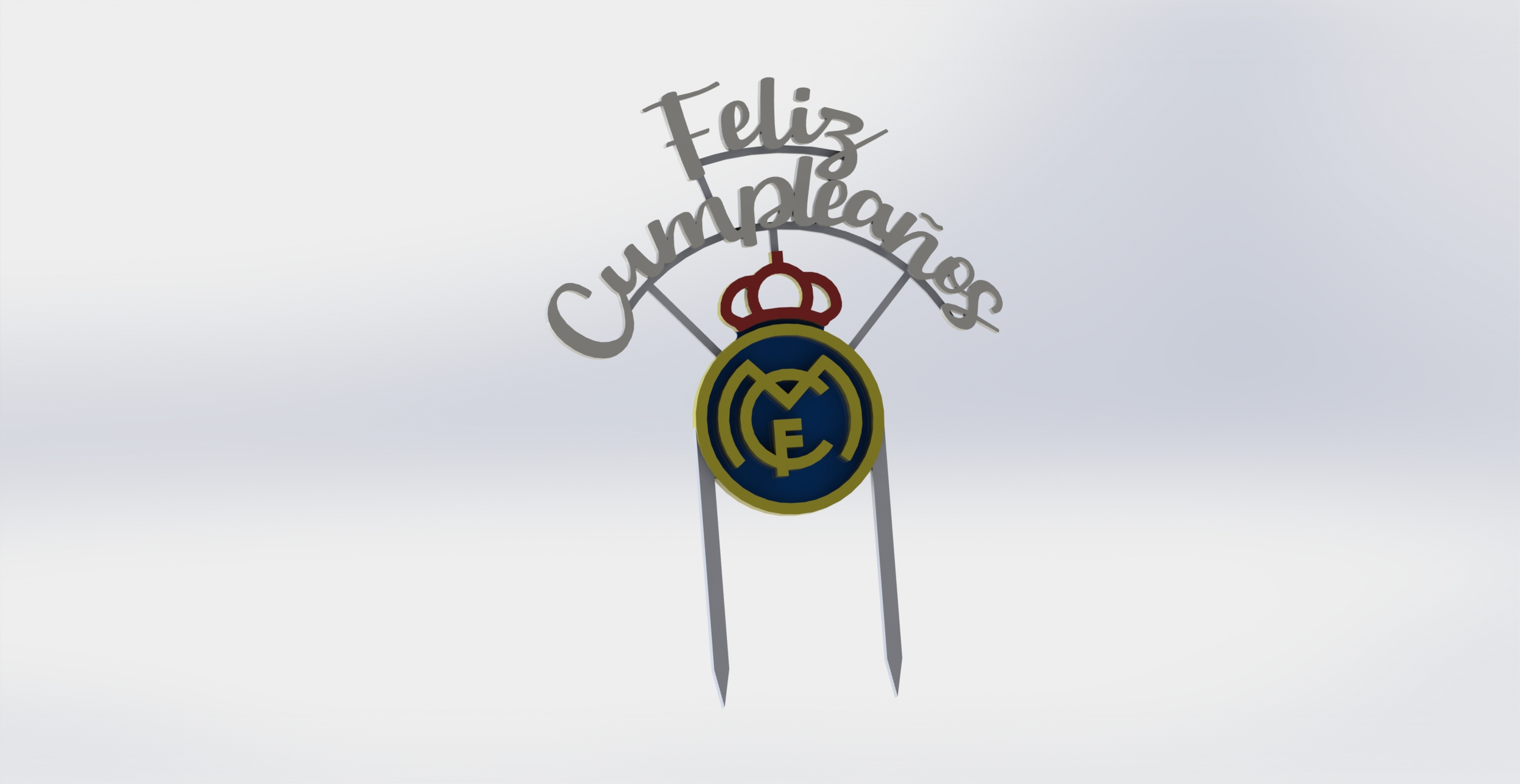 Adorno Real Madrid para tartas