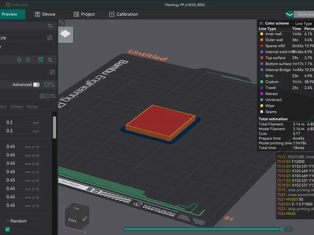 X1C Print Profile - Fiberlogy PP Natural