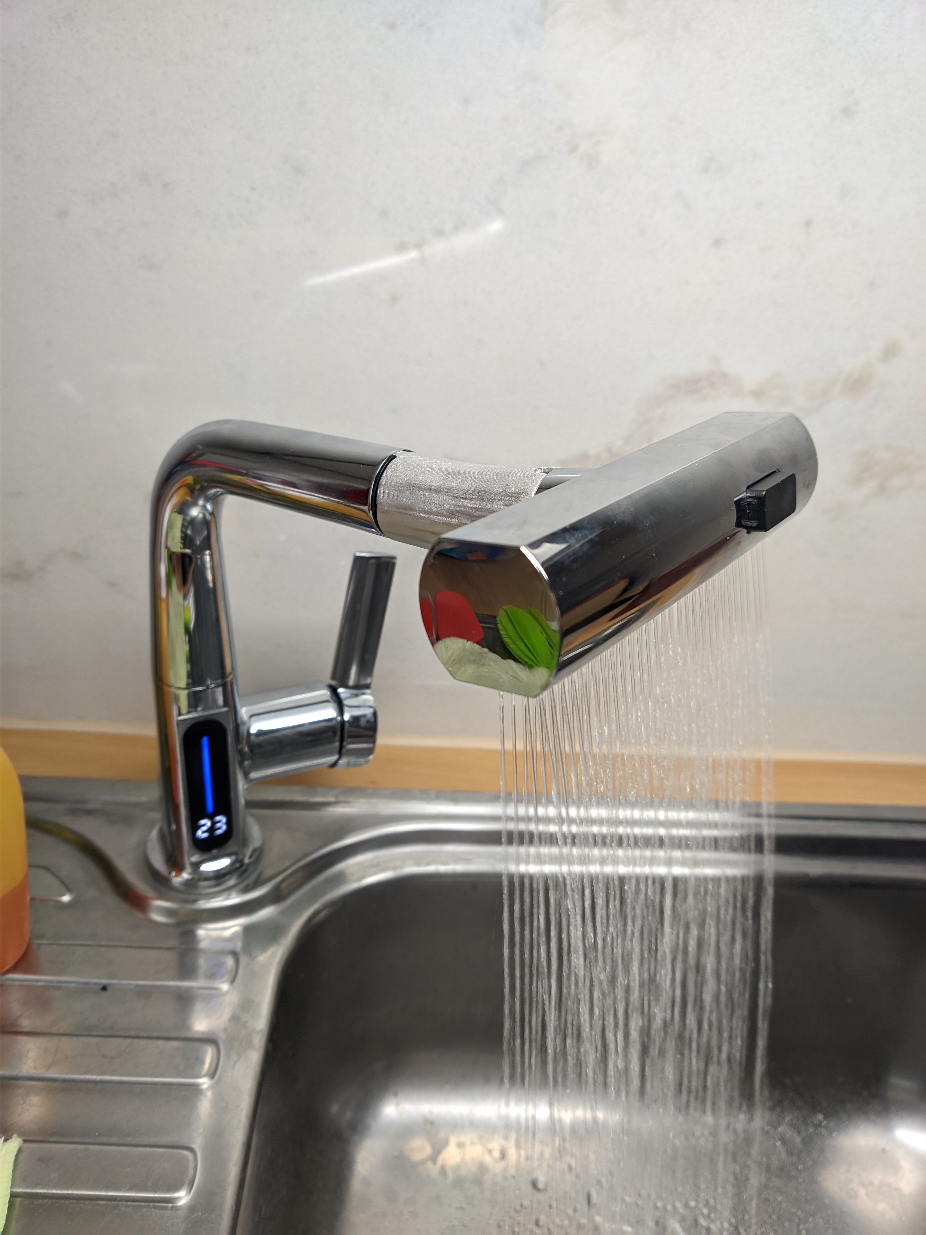 Neck extension for rainfall / waterfall / 3 in 1 faucet