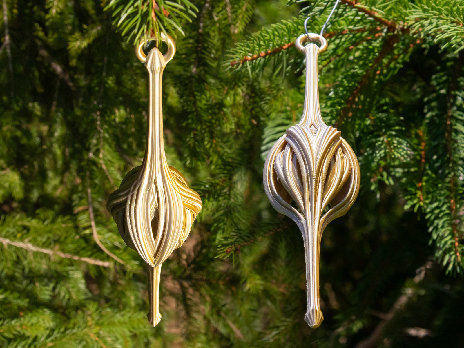 Christmas Strtech Swoop 1 Christmas Stretch Ornament 2024 by Dazus K | Download free STL ...