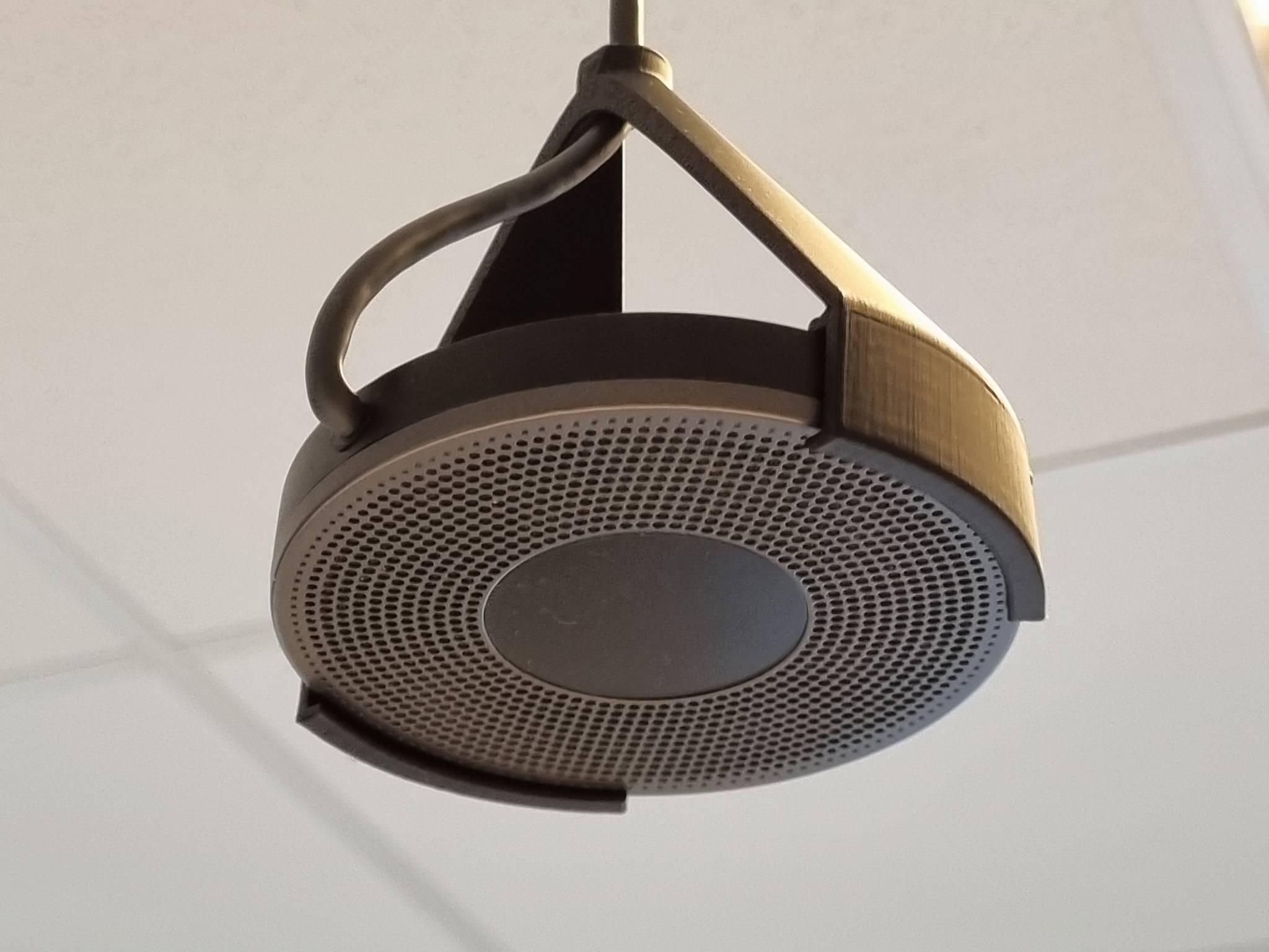 Logitech meetup suspended microphone holder