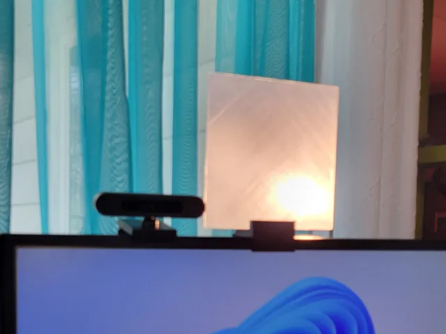 Light Diffusor for Webcam