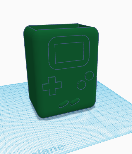 Gameboy themed pen holder
