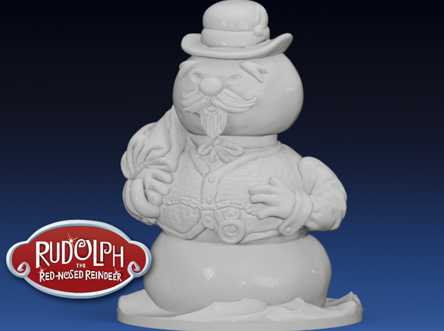 Sam the Snowman | Rudolph the Red Nosed Reindeer | 3D Printer Model Files