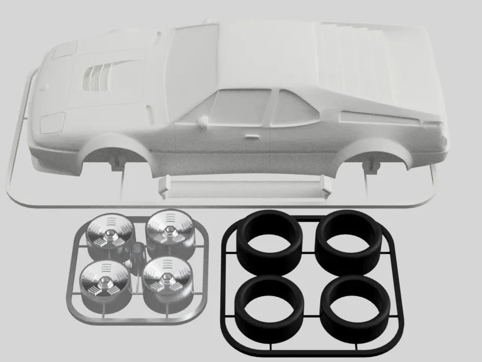 Build review of the BMW M1 Procar scale model aircraft kit