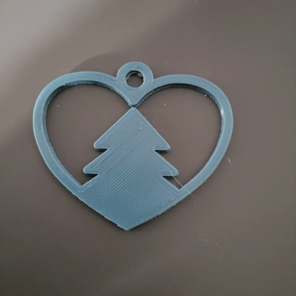 Christmas Ornament Heart tree by Nanako_Kazumi | Download free STL ...