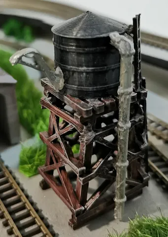 Z scale water tower