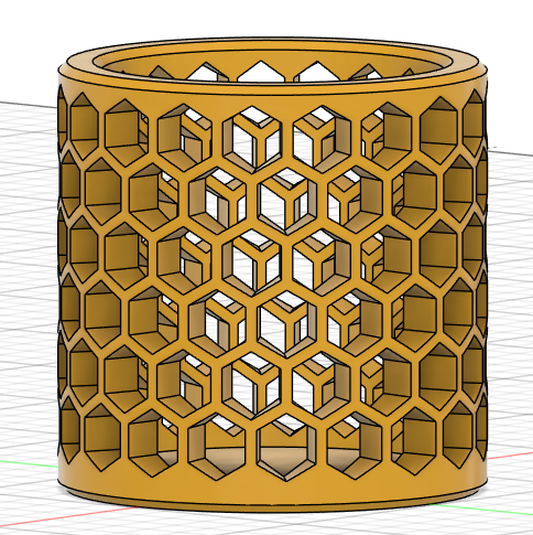 Hexagon Teelichthalter / Honeycomb tealight holder
