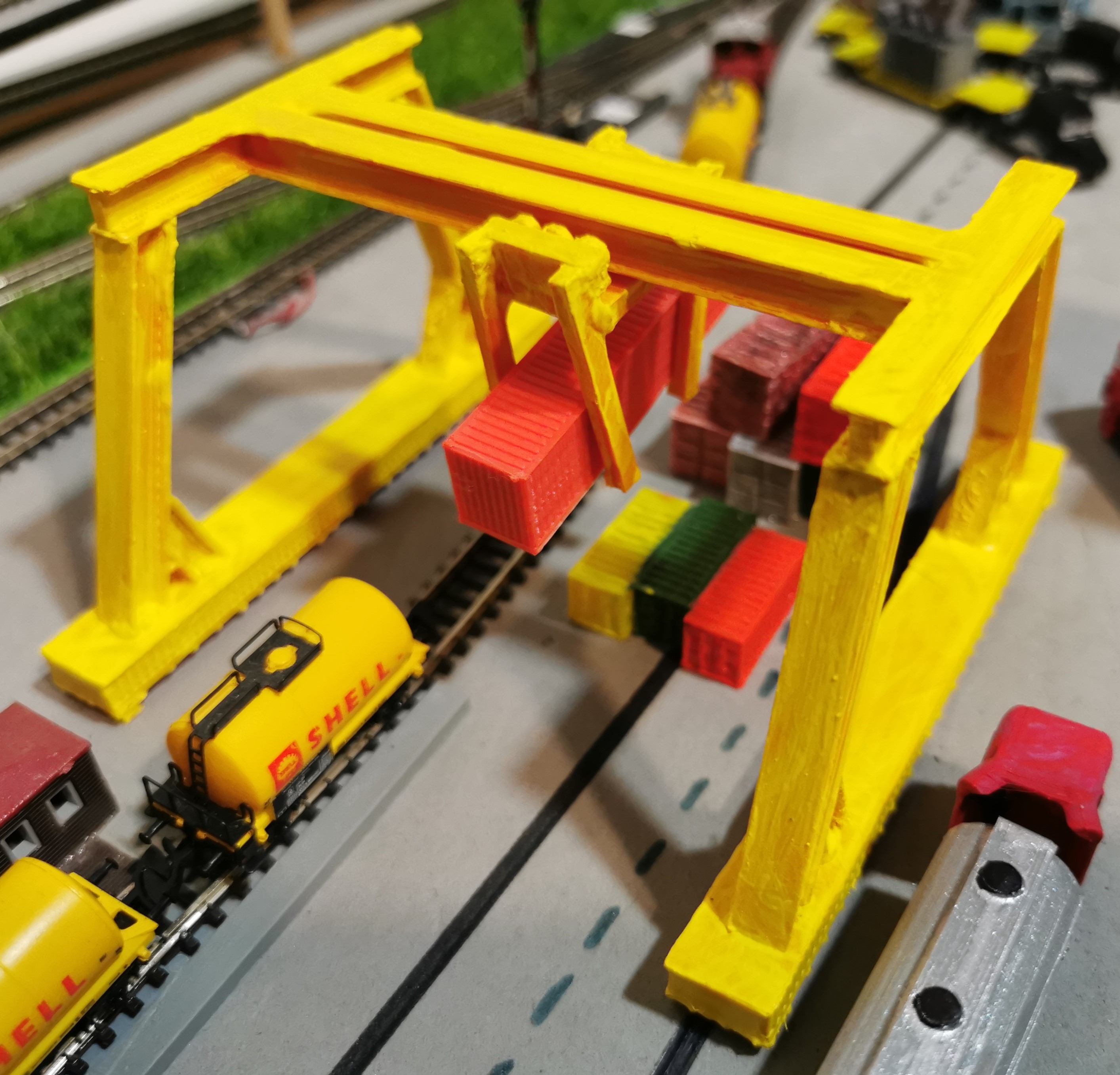 Z scale Gantry Container Crane