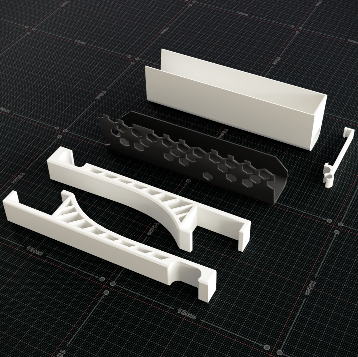 Ender3 V3 KE/SE Light bar mount & diffuser
