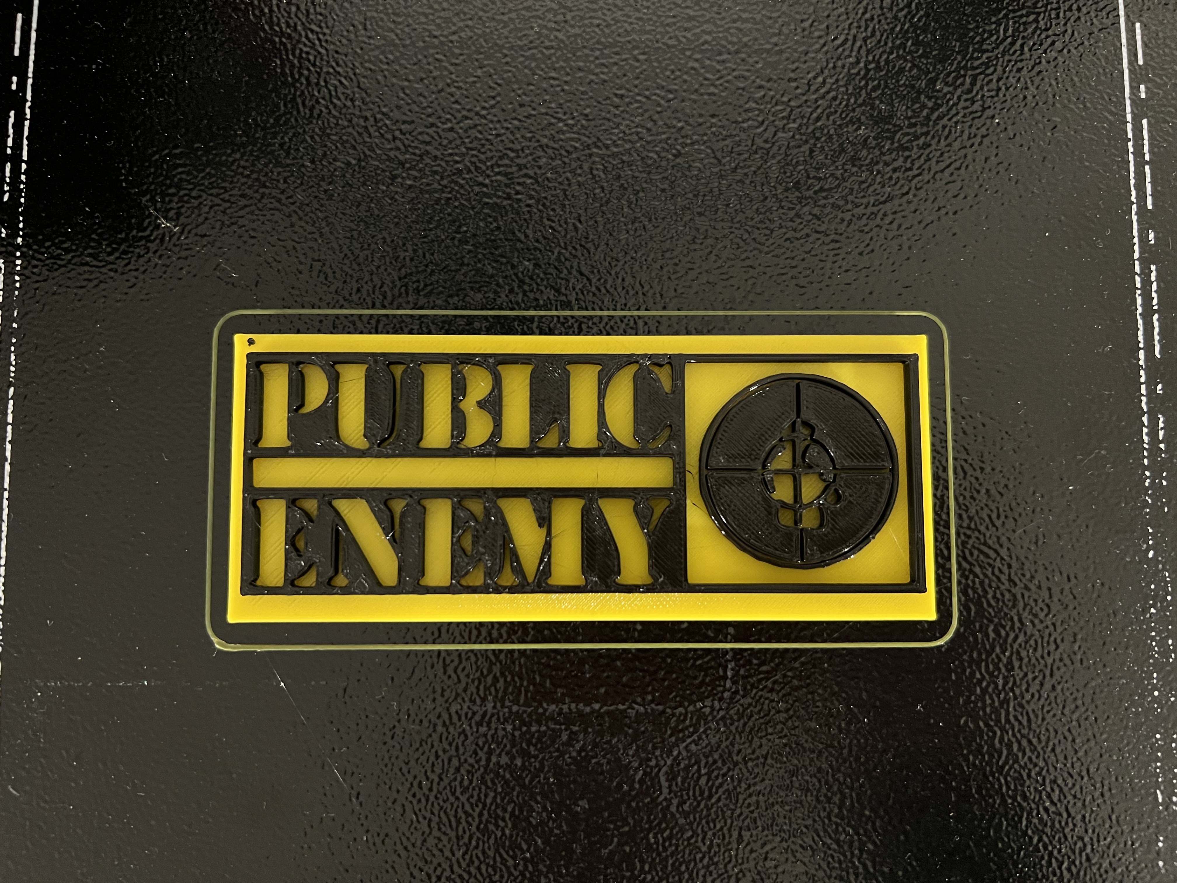 Public Enemy Magnet / Plate