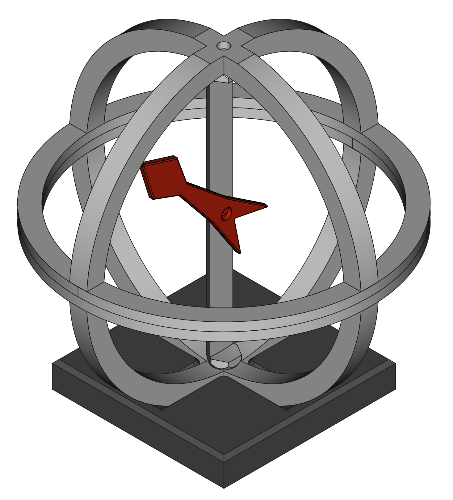 Miniatura 2 do modelo 3D Bloch Sphere/3D Pointer (v1.0)