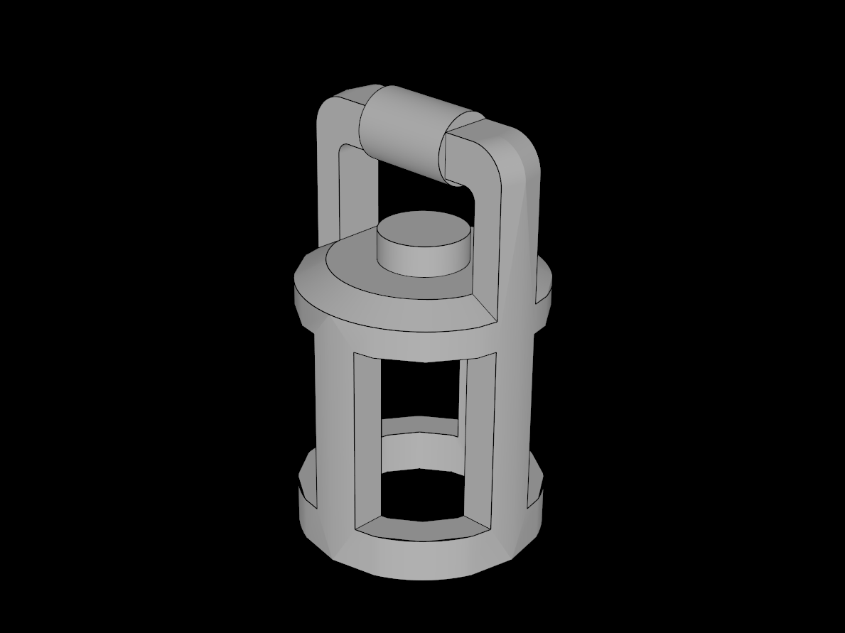 Lego Compatible (37776.dat) Minifig Lantern