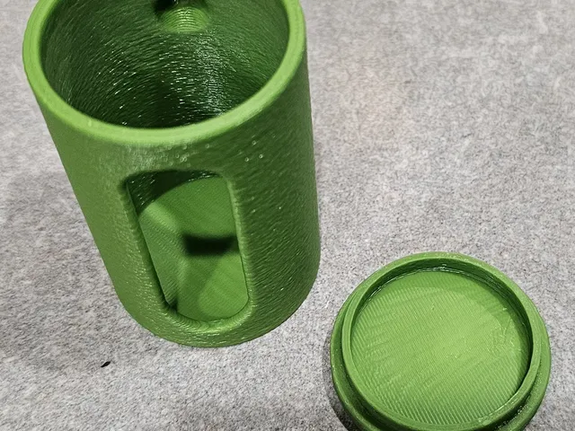 Poop bag container - wall mount