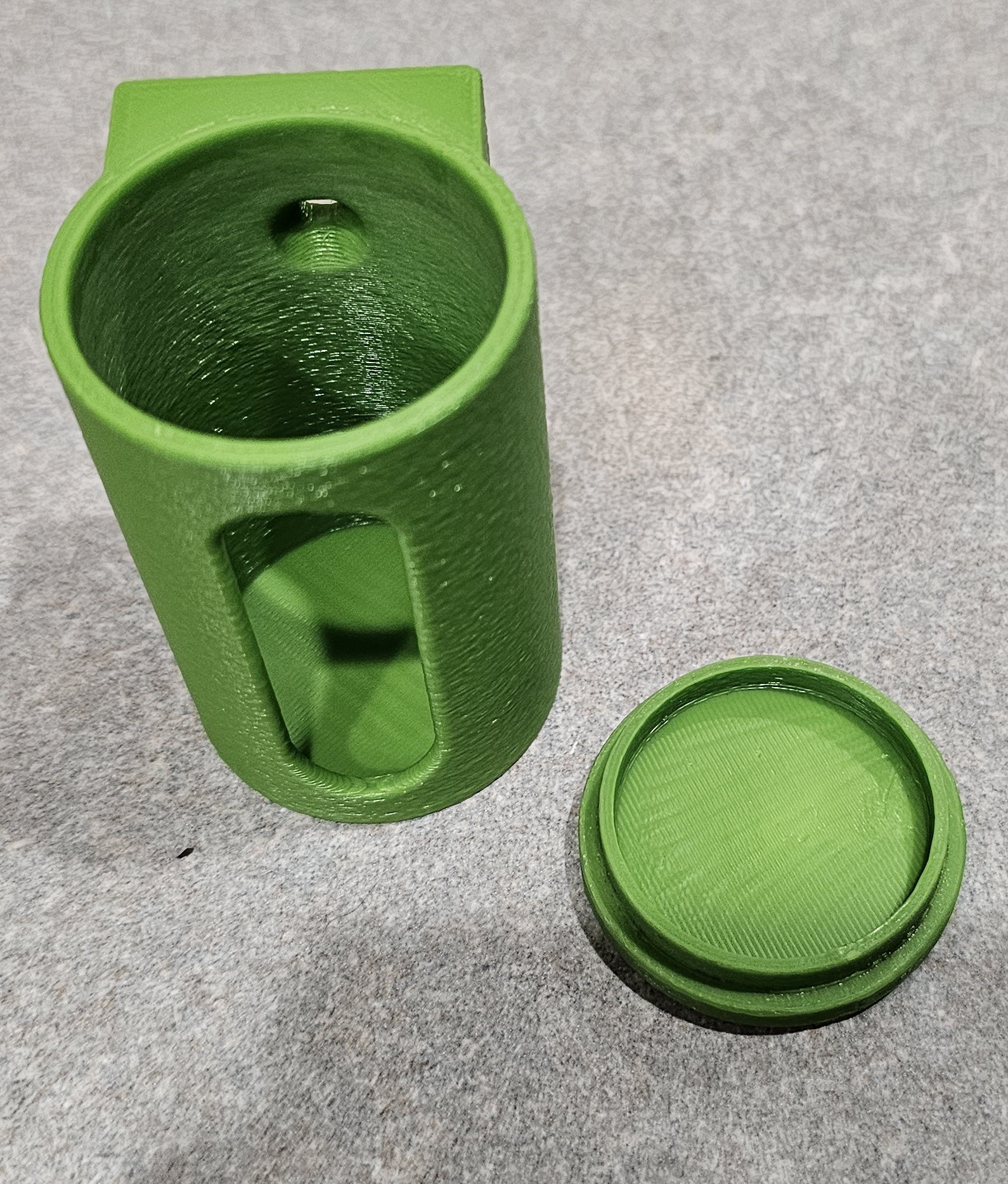 Poop bag container - wall mount