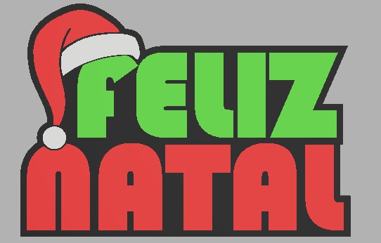 Plaquinha Feliz Natal