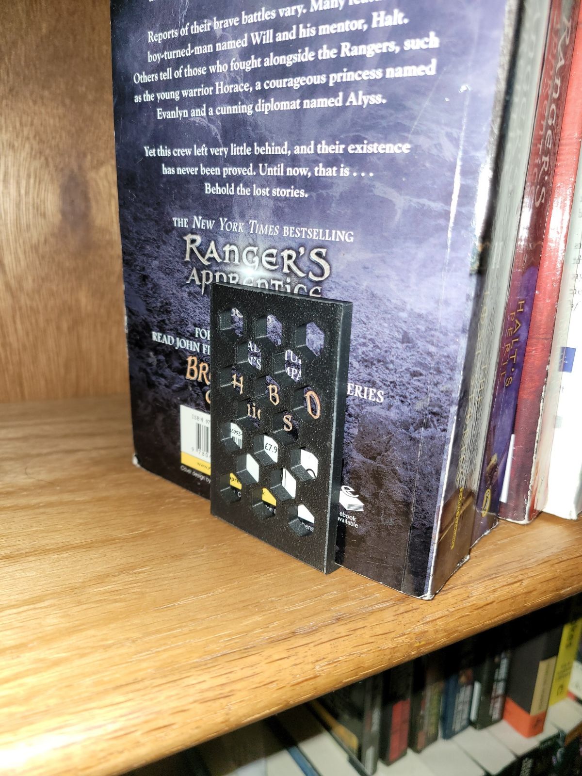 Small Honeycomb Bookend