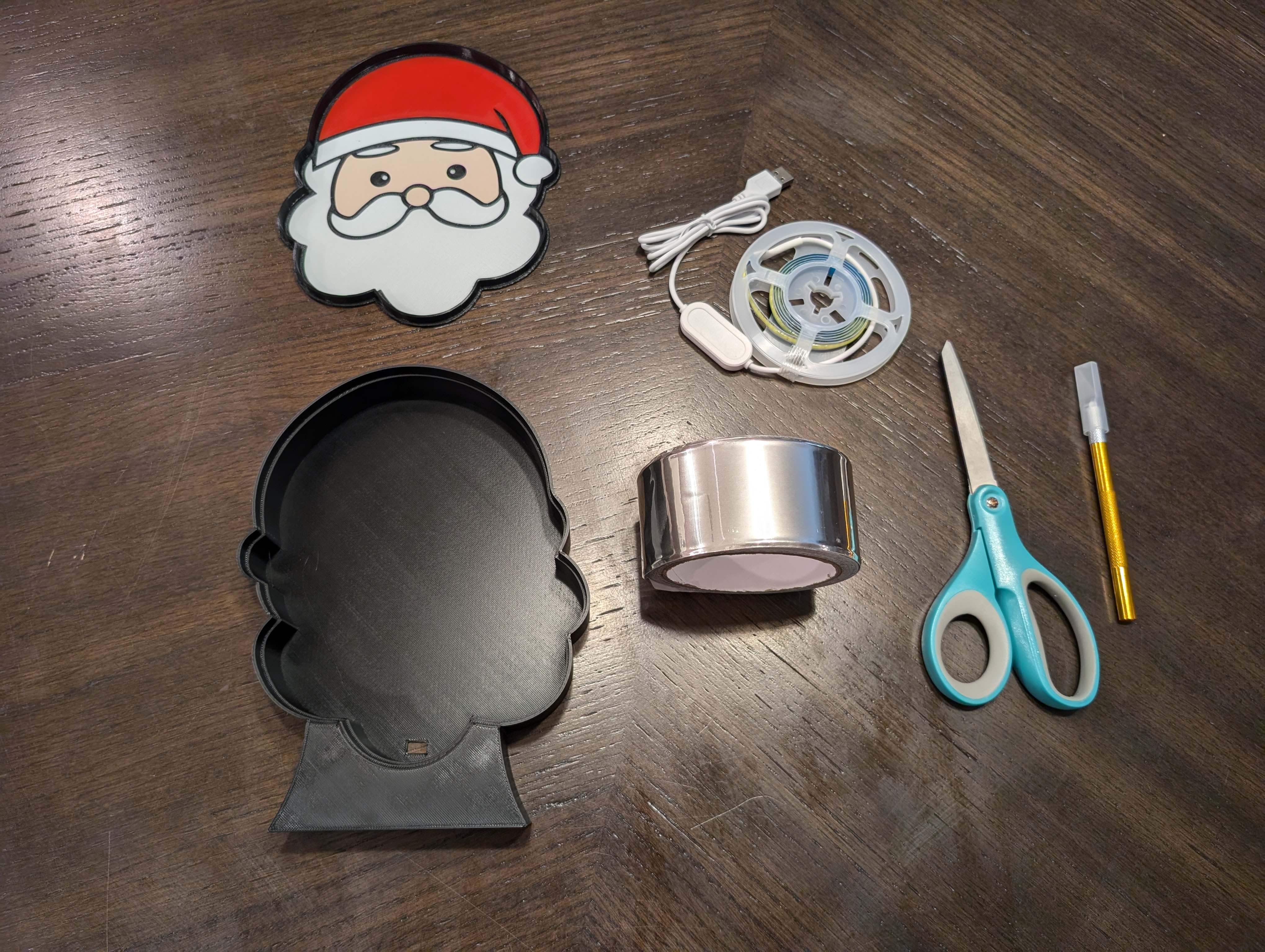 Miniatura 7 do modelo 3D Santa LED Lightbox