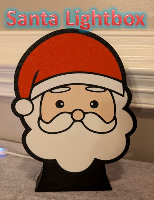 Santa LED Lightbox
