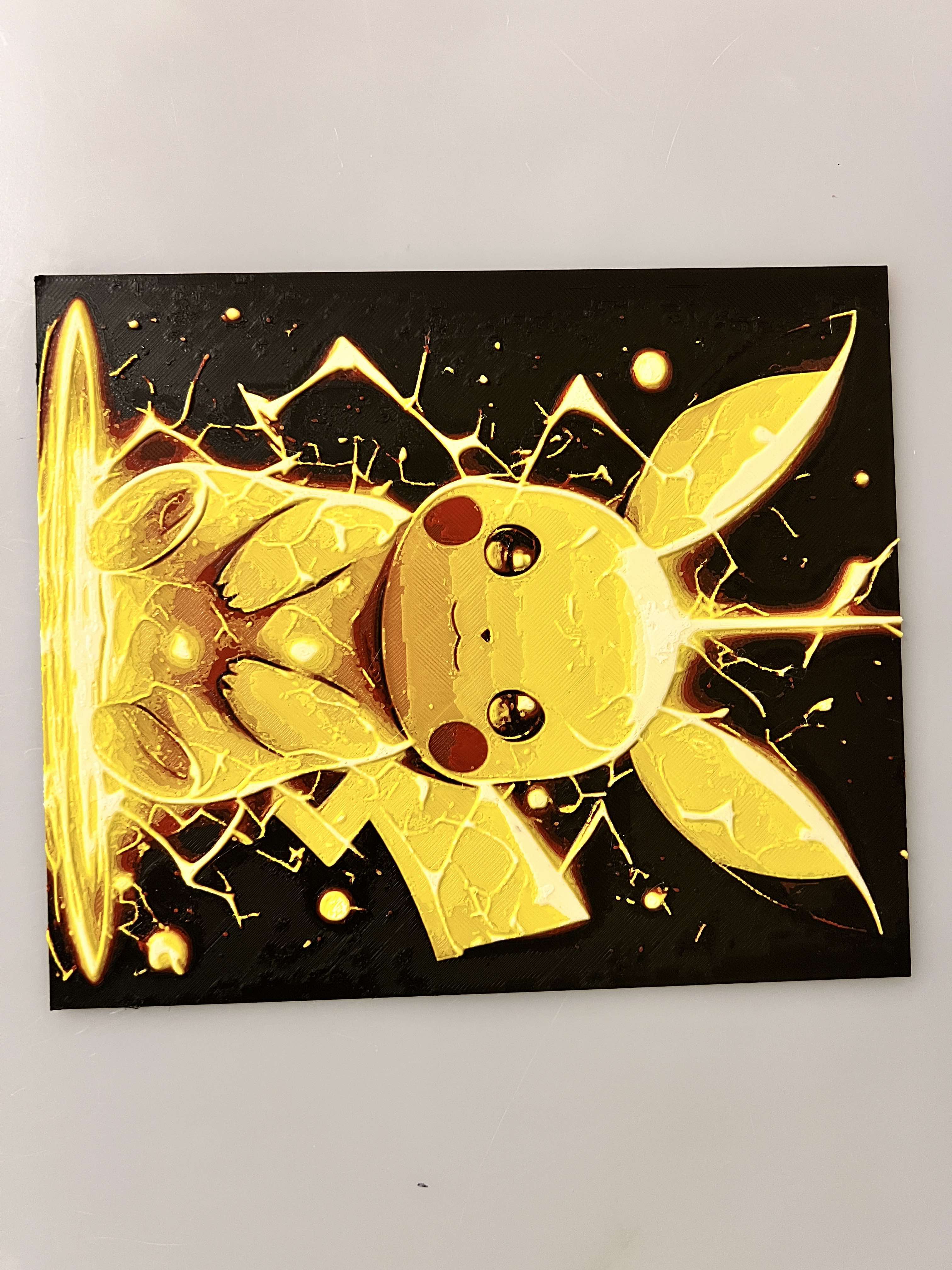 Pokémon Pikachu Lightning Pool Portrait HueForge