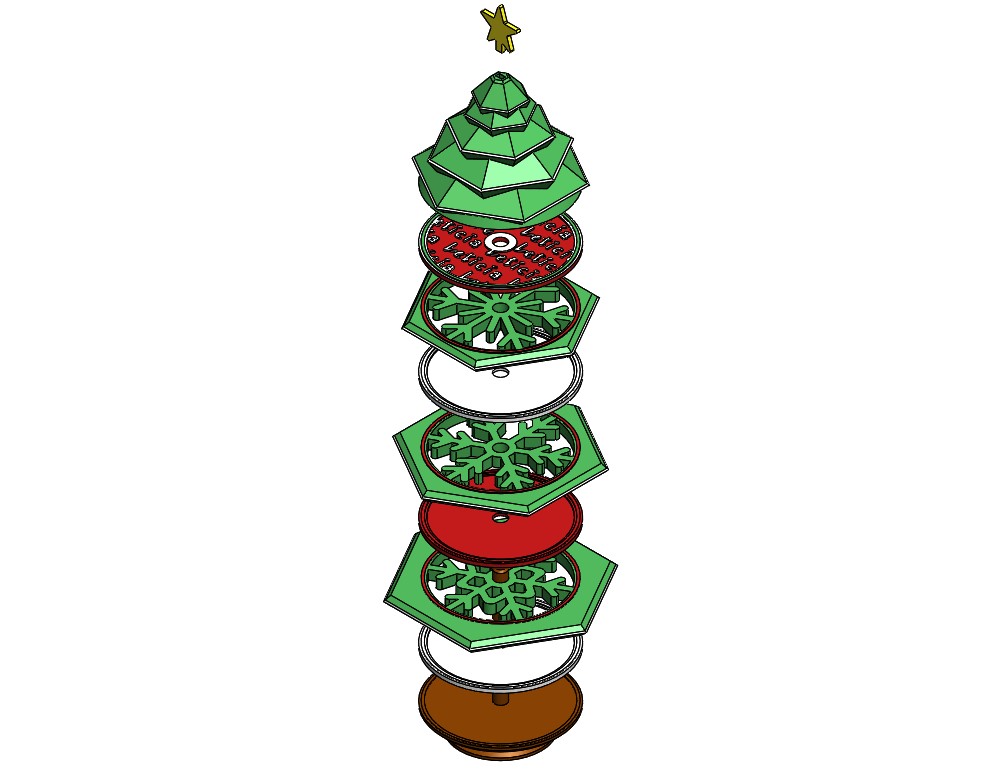 Christmas Tree Coaster Set – Functional and Customizable Holiday Decor