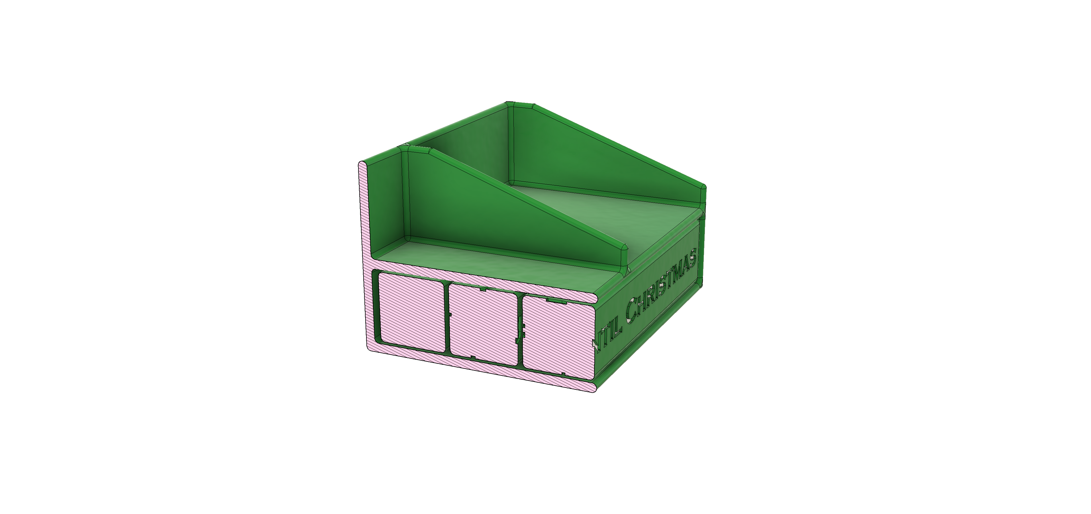 Miniatura 2 do modelo 3D Holiday Countdown Calendar Blocks